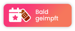 Sticker für Status 'Ich bin bald geimpft'
